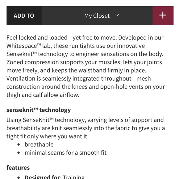 Lululemon Zoned In Tight 27” Purple Lunar Rock Size 4 - Picture 7 of 7